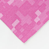 Pink ARMY ACU Camouflage Camouflage Fleece Blanket (Ecke)