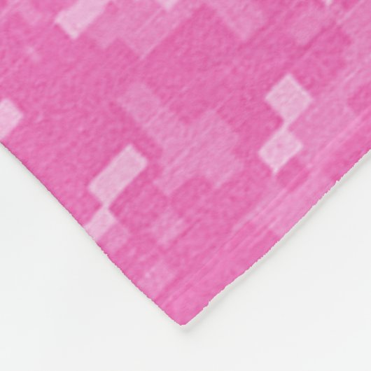 Pink ARMY ACU Camouflage Camouflage Fleece Blanket (Ecke)