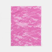 Pink ARMY ACU Camouflage Camouflage Fleece Blanket (Vorderseite)