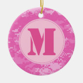 Pink ARMY ACU Camouflage Camouflage Muster Ornamen Keramikornament (Vorne)