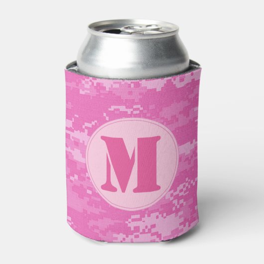 Pink ARMY ACU Camouflage Koozie Can Holder Dosenkühler (Kanne Vorderseite)