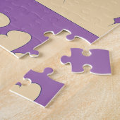 Pink Asian Crane Bird Puzzle (Seite)