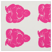 Pink Asian Moods Buddah Boys - Große Maßstäbe Stoff (Muster)