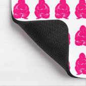 Pink Asian Moods Buddha Boys Mousepad (Ecke)