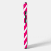 Pink Asian Moods Ikat Chevrons Case-Mate iPhone Hülle (Rückseite / Links)
