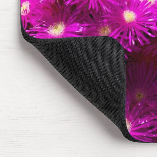 Pink-Aster-Blume Mousepad (Ecke)