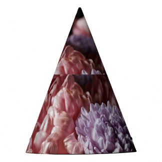 Pink Aster Bouquet: Barockbeleuchtung. Partyhütchen