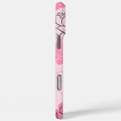 Pink-Ästhetische Blume Muster Case-Mate iPhone Hülle (Rückseite / Rechts)
