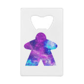 Pink Astral Sky Meeple Geldbeutel Flaschenöffner (Rückseite)