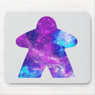 Pink Astral Sky Meeple Mousepad