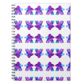 Pink Astral Sky Meeple Notizblock (Vorderseite)