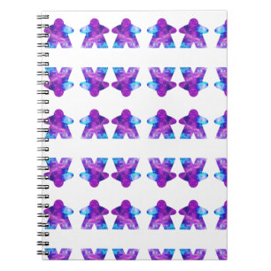 Pink Astral Sky Meeple Notizblock