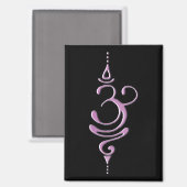 Pink Atmen  Magnet (Vorderseite/Rückseite)