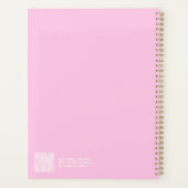 Pink Aura Big Year Planner Planer (Rückseite)