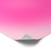 Pink Aura Farbverlauf Poster (Ecke)