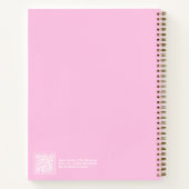 Pink Aura Message Notebook Notizblock (Rückseite)