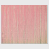 PINK AUS SCHREIBPAKETEN MIT GEFADETEN GRÜNEN STREI GESCHENKPAPIER (Flach)