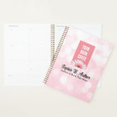 Pink-Autor-Planner mit Buchcover-Bild Planer (Anzeige)
