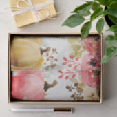 Pink Autumn Pumpkins und Blume Fall Decoupage Seidenpapier (Geschenk)