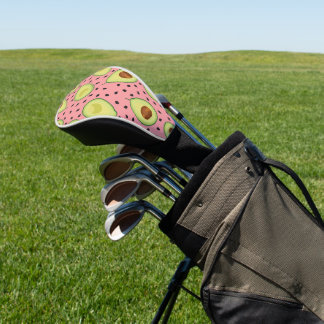 Pink Avocado Pattern Golf Headcover