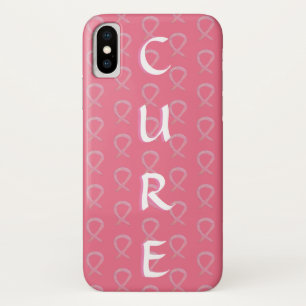 Pink Awareness Ribbon Brustkrebs iPhone X Hüllen