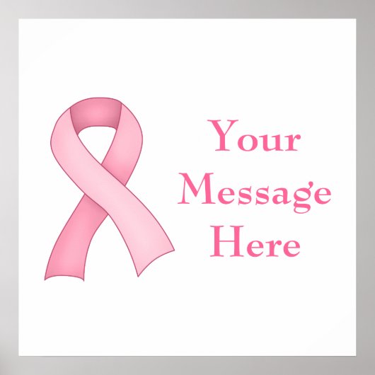 Pink Awareness Ribbon Poster 0002 (Vorne)