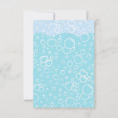 Pink Axolotl Geburtstagsparty Dankeskarte (Rückseite)