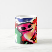 Pink axolotl Sommer Kaffeetasse (Mittel)