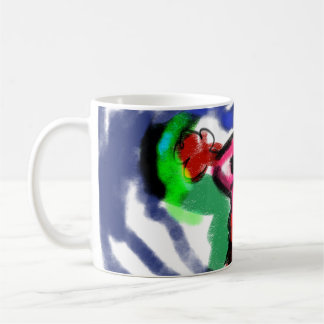 Pink axolotl Sommer Kaffeetasse