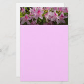 Pink Azalea Bush Frühjahr Floral Briefpapier (Vorne/Hinten)