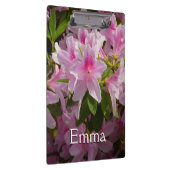 Pink Azalea Bush Frühjahr Floral Klemmbrett (Rechts)