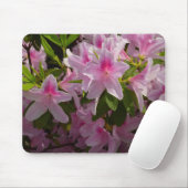 Pink Azalea Bush Frühjahr Floral Mousepad (Mit Mouse)