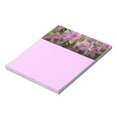 Pink Azalea Bush Frühjahr Floral Notizblock (Rotiert)