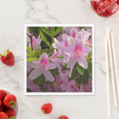 Pink Azalea Bush Frühjahr Floral Serviette (Beispiel)