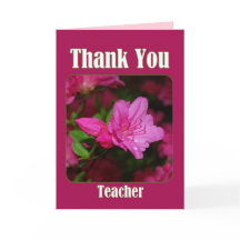 Pink Azalea Vielen Dank für Ihr Leere