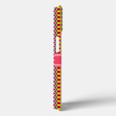 Pink Aztec Tribal Ikat Personalisierter Name Case-Mate iPhone Hülle (Rückseite / Rechts)