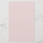 Pink Baby Advice & Predictions Baby Shower Game (Rückseite)