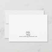 Pink Baby Announctions Cards Ankündigung (Rückseite)