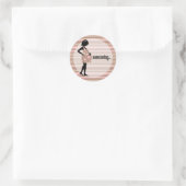 Pink Baby Announctions Stickers (Tasche)