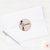Pink Baby Announctions Stickers (Umschlag)