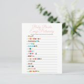 Pink Baby Books Emoji Pictionary Game (Stehend Vorderseite)