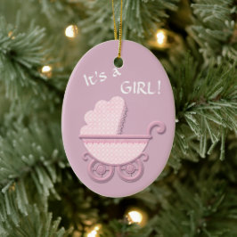 Pink Baby Buggy Template Keramikornament