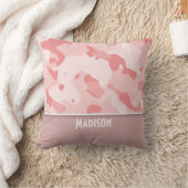 Pink-Baby-Camouflage; Personalisiert Kissen (Decke)