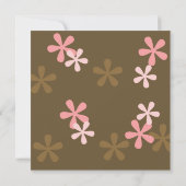 Pink Baby Crib Einladung (Rückseite)