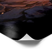 Pink Baby Dragon liest ein Buch Poster (Ecke)