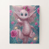 Pink Baby Dragon Puzzle (Vertikal)