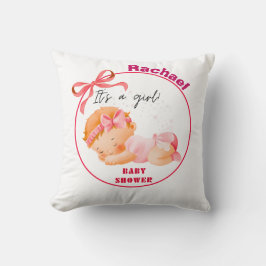 Pink Baby Dusche, Baby Girl Dusche Kissen