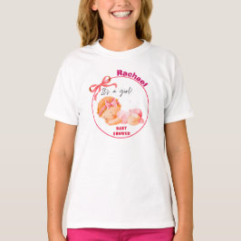 Pink Baby Dusche, Baby Girl Dusche T-Shirt