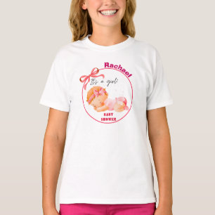 Pink Baby Dusche, Baby Girl Dusche T-Shirt
