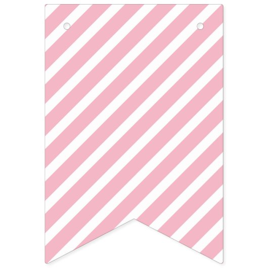 Pink Baby Dusche Es ist ein Mädchen Wimpelkette (Zweite Fahne)